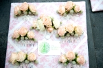 wedding flower comb